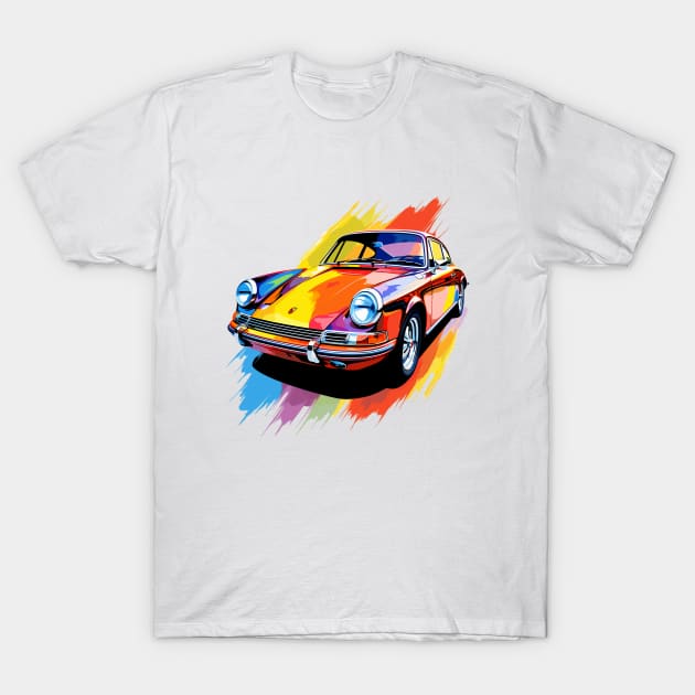 Vintage car paint art T-Shirt by usastore